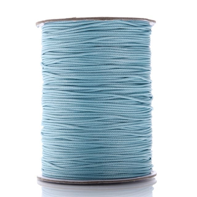 2mm Macrame Cord — Beige | 20 m Spool - Sky Blue