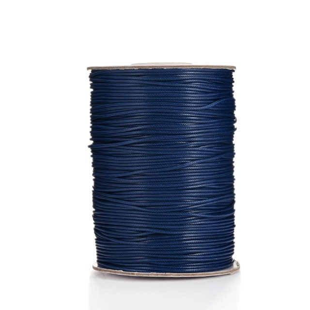 1mm Macrame Cord — Beige | 20 m Spool - Navy