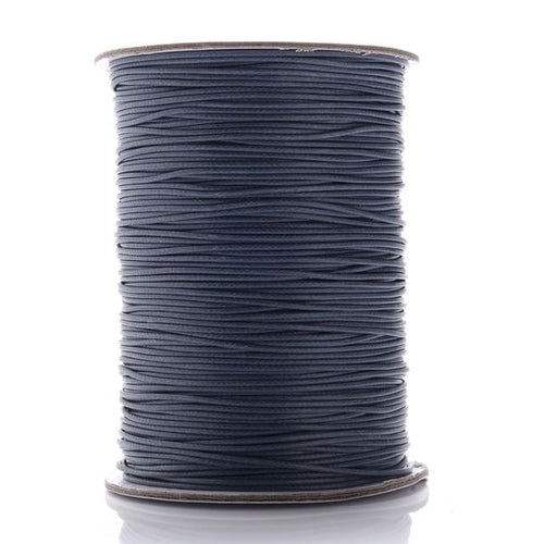 1mm Macrame Cord — Beige | 20 m Spool - Slate Grey
