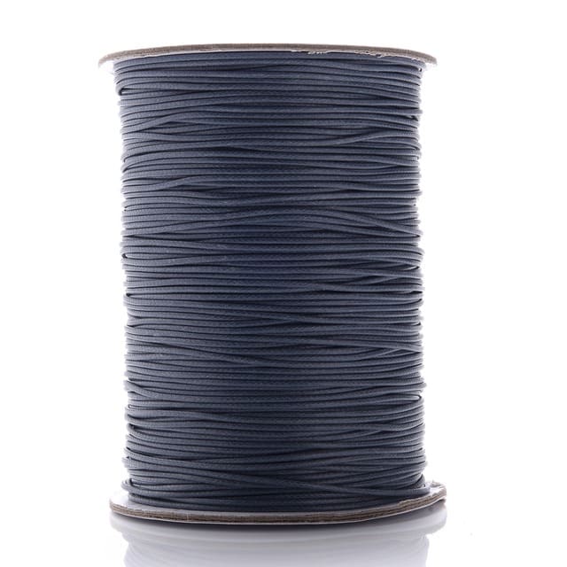 2mm Macrame Cord — Beige | 20 m Spool - Slate Grey
