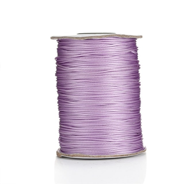 1mm Macrame Cord — Beige | 20 m Spool - Lilac