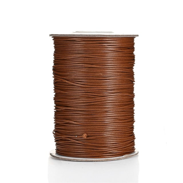 1mm Macrame Cord — Beige | 20 m Spool - Brown