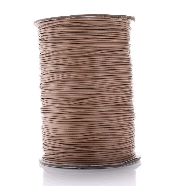 1mm Macrame Cord — Beige | 20 m Spool - Light Brown