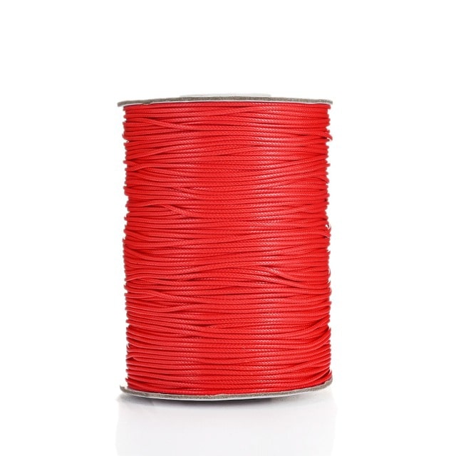 2mm Macrame Cord — Beige | 20 m Spool - Red