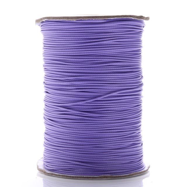 1mm Macrame Cord — Beige | 20 m Spool - Purple