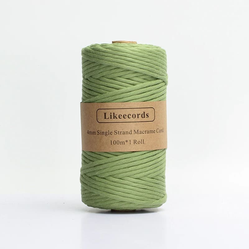 4mm Macrame Cord | 100 m Spool - Sage Green