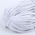 5mm Macrame Cord — Beige | 30 m Spool - White