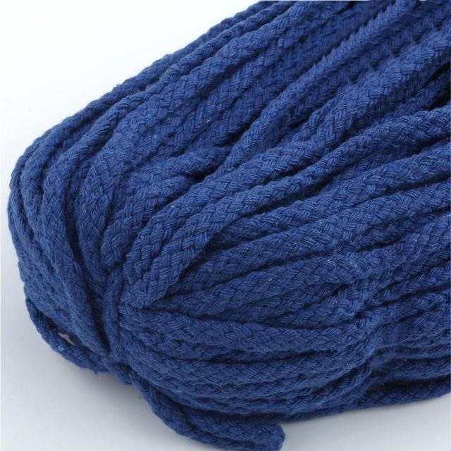 5mm Macrame Cord — Beige | 30 m Spool - Navy