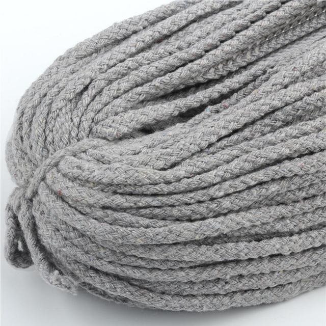 5mm Macrame Cord — Beige | 30 m Spool - Light Grey
