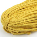 5mm Macrame Cord — Beige | 30 m Spool - Mustard