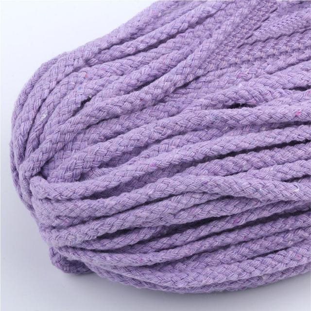 5mm Macrame Cord — Beige | 30 m Spool - Lilac