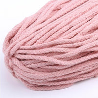 5mm Macrame Cord — Beige | 30 m Spool - Baby Pink