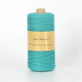 Twisted Cotton Macrame Cord | 150 m Spool - Turquoise