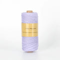 Twisted Cotton Macrame Cord | 150 m Spool - Lilac