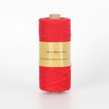 Twisted Cotton Macrame Cord | 150 m Spool - Red