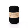 3mm Natural Cotton Macrame Cord | 100 m Spool - Black