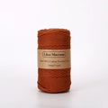 3mm Natural Cotton Macrame Cord | 100 m Spool - Rust