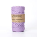 3mm Braided Macrame Cord — Beige | 100 m Spool - Lilac