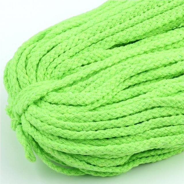 5mm Macrame Cord — Beige | 30 m Spool - Lime Green