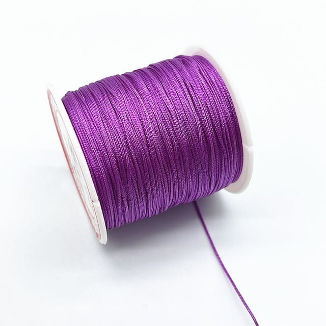 Fil nylon tressé 0,8 mm magenta