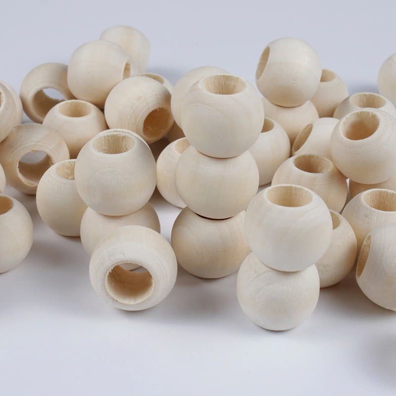 Grosses perles pour macramé