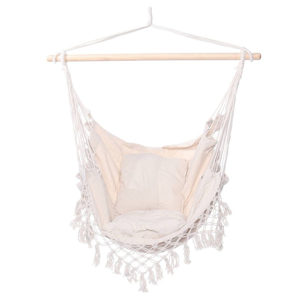 Hamac chaise style macramé