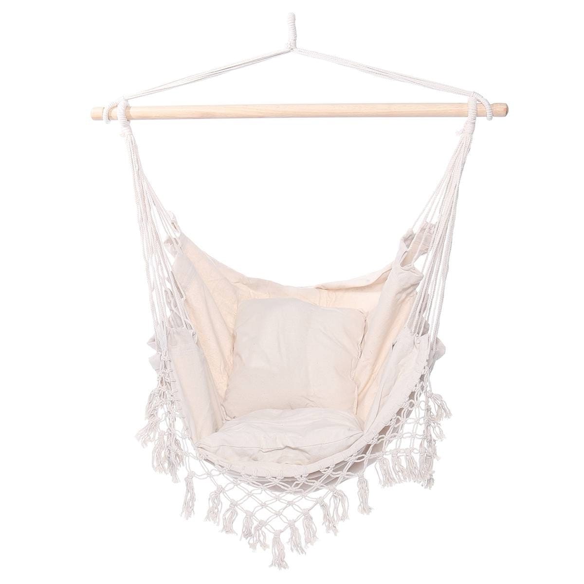 Hamac chaise style macramé