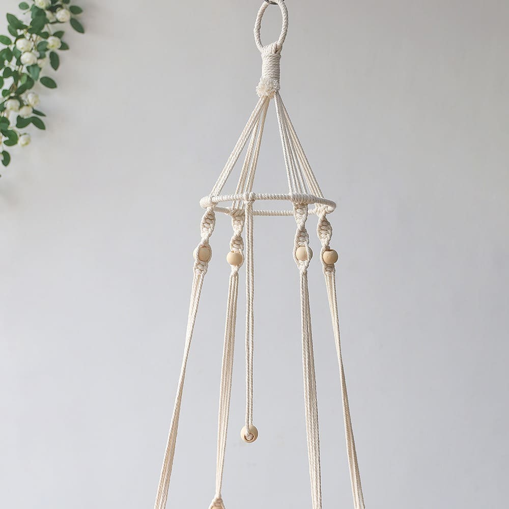 Hamac corde macramé pour chat