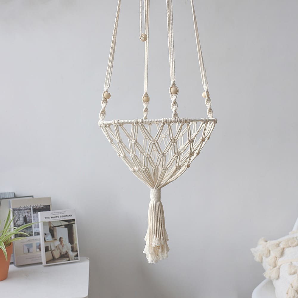 Hamac pour chat en corde de coton macramé