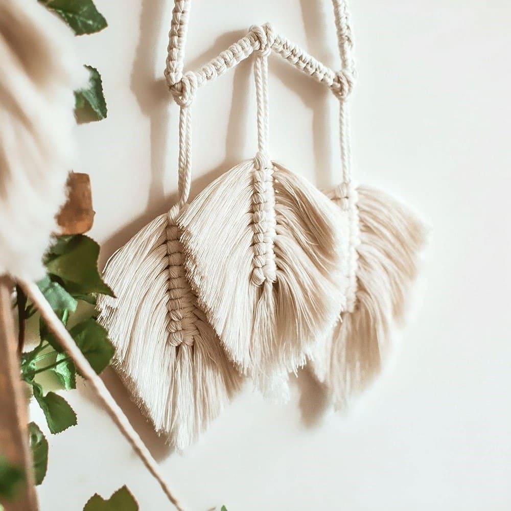 Lot de 2 attrapes rêves macramé