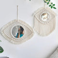Macrame Decorative Wall Mirrors | Handmade Boho Wall Decor - Set of 2