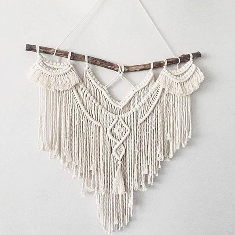 Macramé mural artisanal