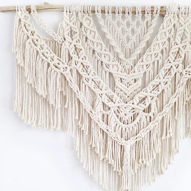 Macramé mural grand