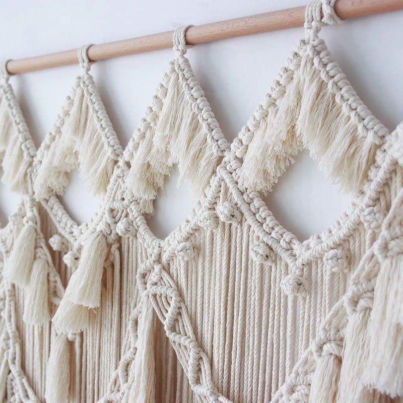 Macramé mural XXL