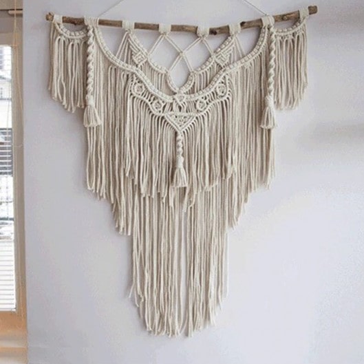 Macramé tapisserie murale