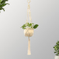 Macramé pour suspendre plante