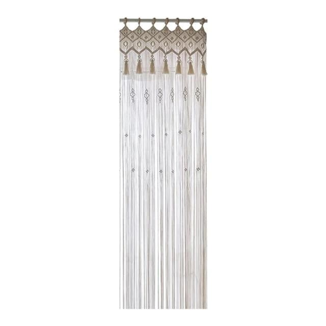 Rideau macramé pour porte