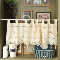 Rideau macramé pour la cuisine