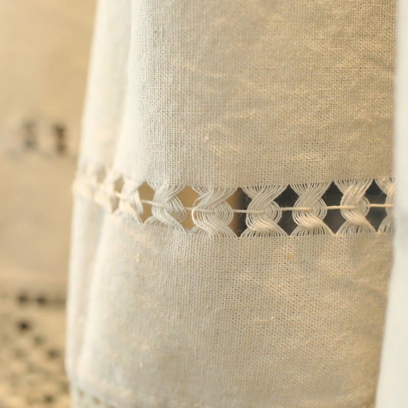 Rideau pour cuisine en macramé