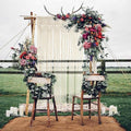 Rideau macramé extérieur