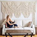 Rideau macramé déco mariage