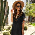Robe en macramé noire