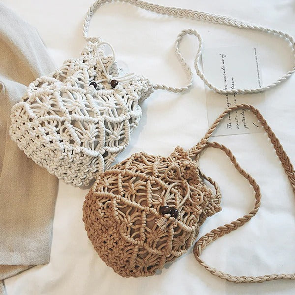 Sac bourse macramé