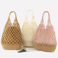 Sac de plage en macramé