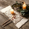 Set de table rectangulaire macramé corde