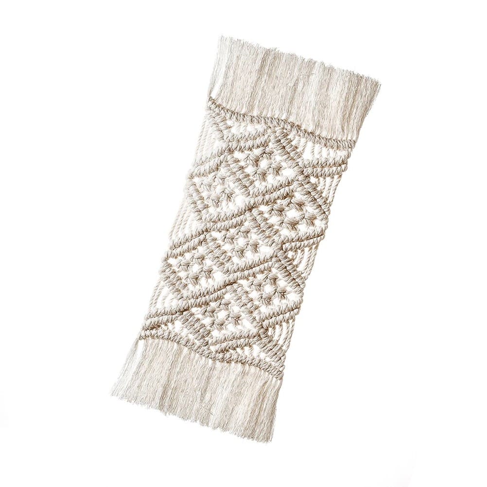 Set de table rectangulaire corde macramé