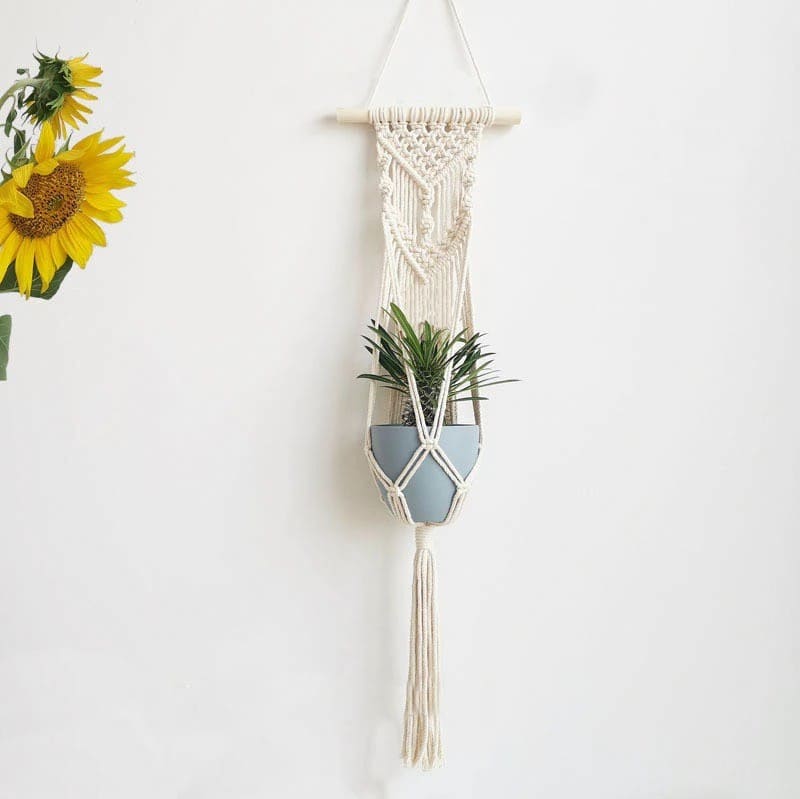Suspension macramé déco