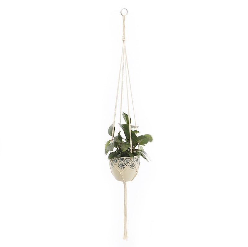 Suspension macramé simple