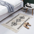 Tapis macramé coton