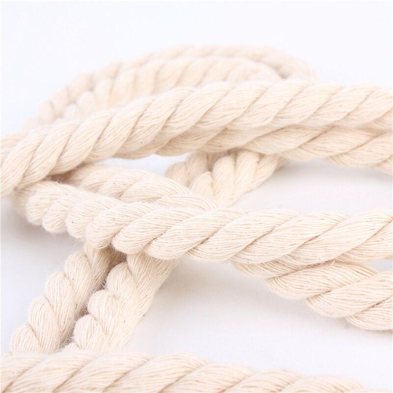 Ceinture corde blanche macramé
